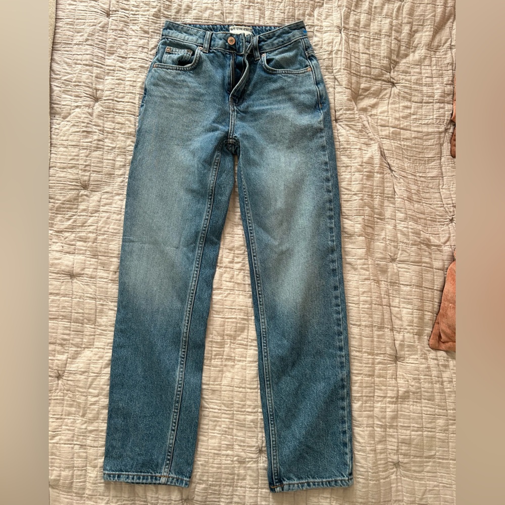 Free People Jeans We The Free Pacifica High Rise Slim Straight Leg